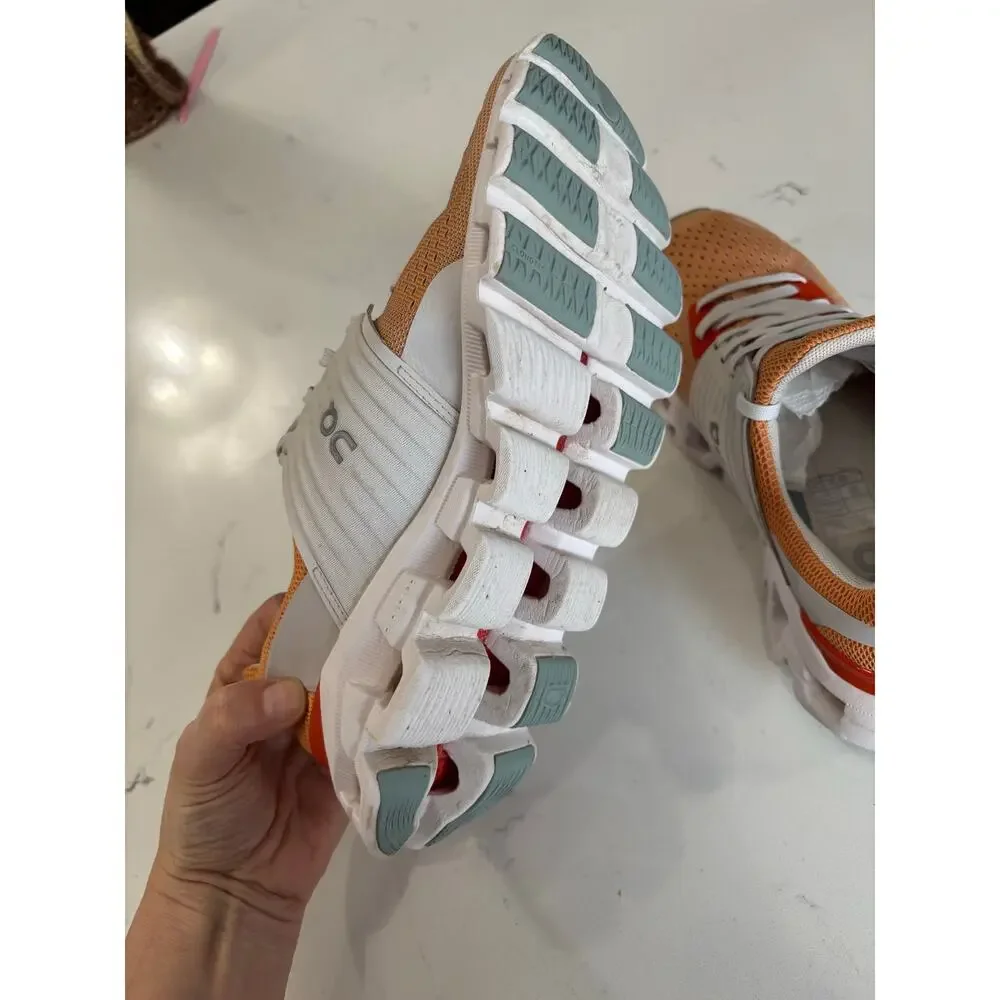 On Cloudswift  athletic running shoe sz 7 W Copper Frost colorway outdoors gym - Picture 8 of 11